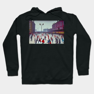 Skating on the Lowry Ice Rink Hoodie